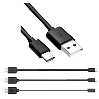 Короткі кабелі USB to Type-С для швидкої зарядки та передачі даних, 3шт, TIMSTOOL