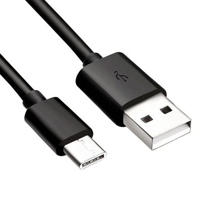 Кабель USB to Type-С для быстрой зарядки и передачи данных, 1 метр, 1шт, черный, TIMSTOOL